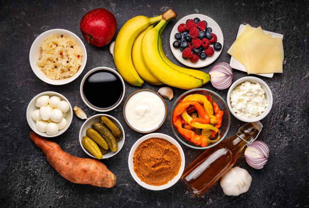 Prebiotic Probiotic foods for gut health